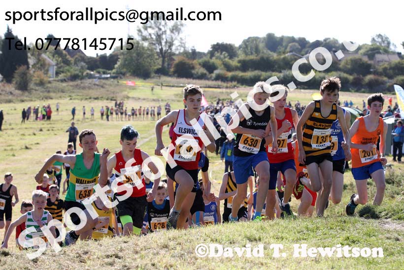 Boys under-15s Start Fitness NEH, Wrekenton. Photo:  David T. Hewitson/Sports for All Pics